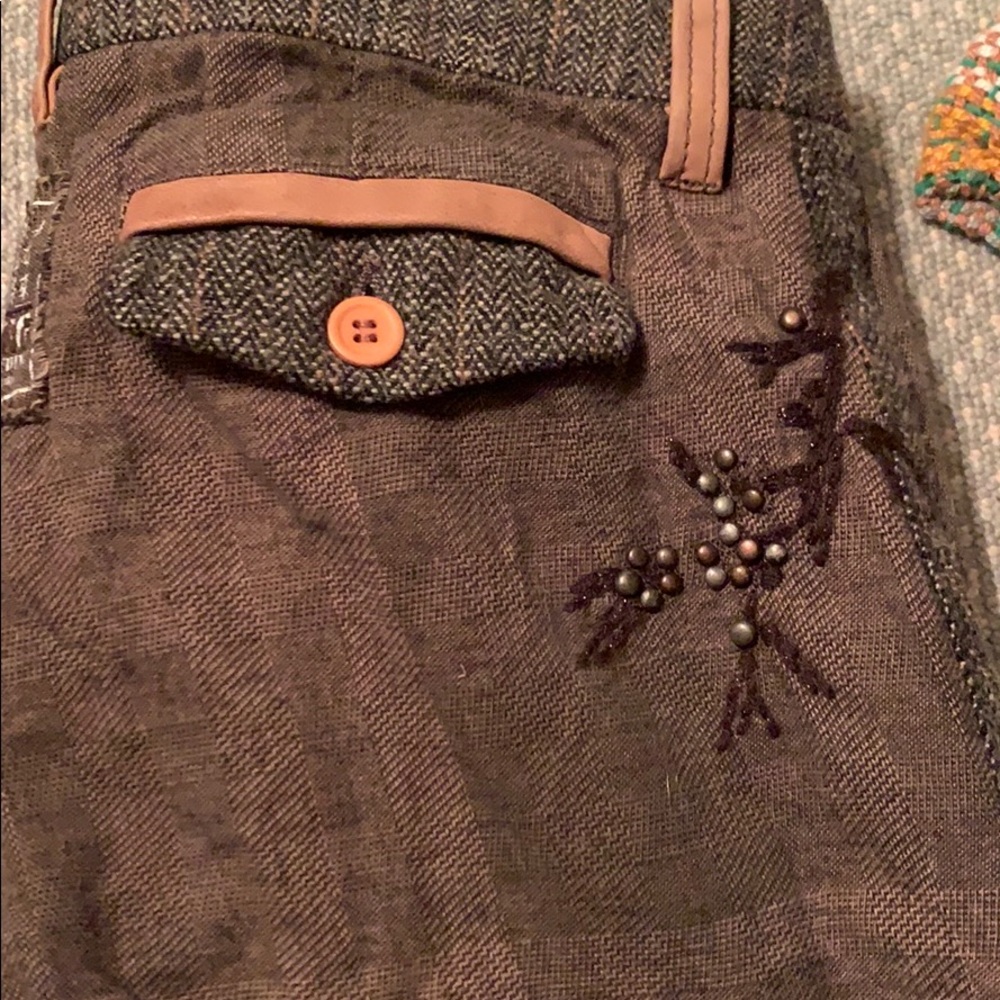 Embroidered trousers